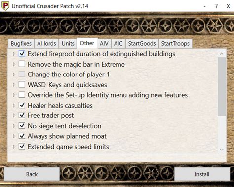 stronghold crusader unofficial patch.